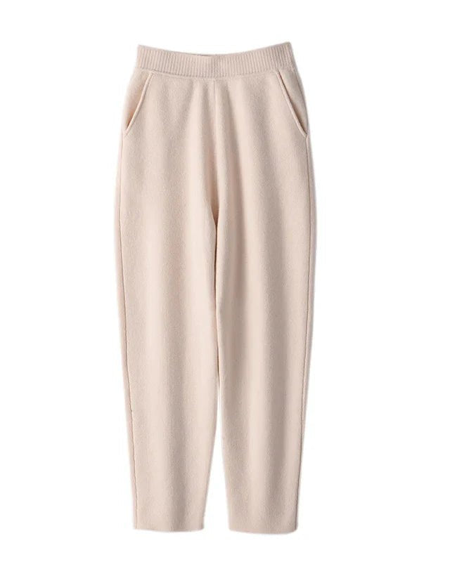 High Rise Cashmere Harlan Pants