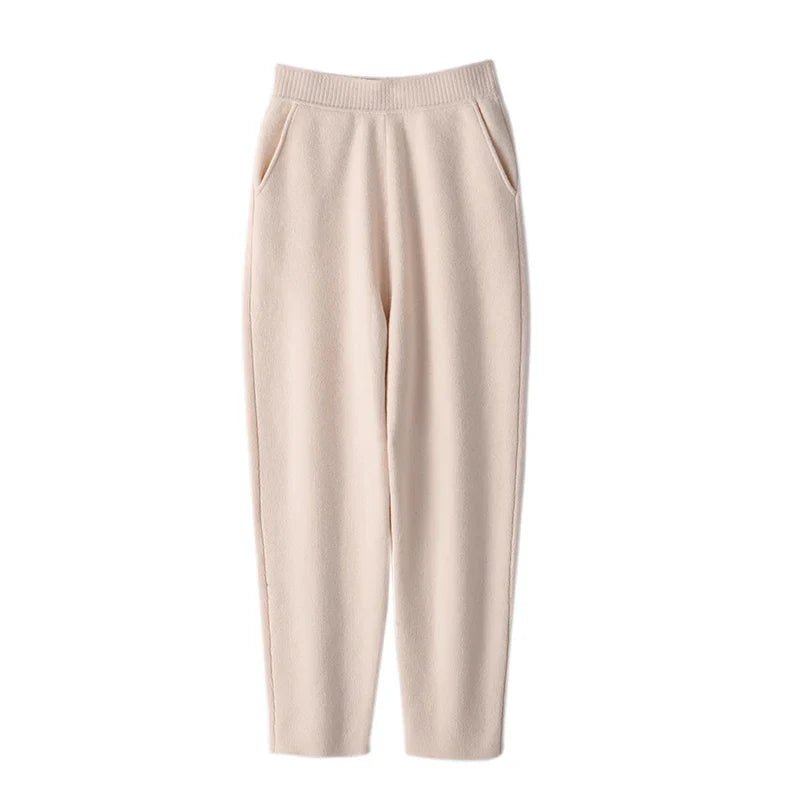 High Rise Cashmere Harlan Pants