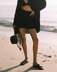 Versatile High-Waisted Stretch Shorts