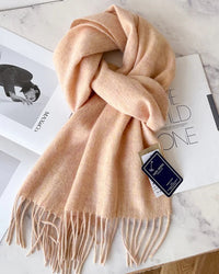 Fringed Wool Scarf