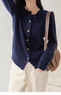 Crewneck Short Cardigan