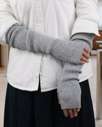 Ribbed Fingerless Arm Warmers