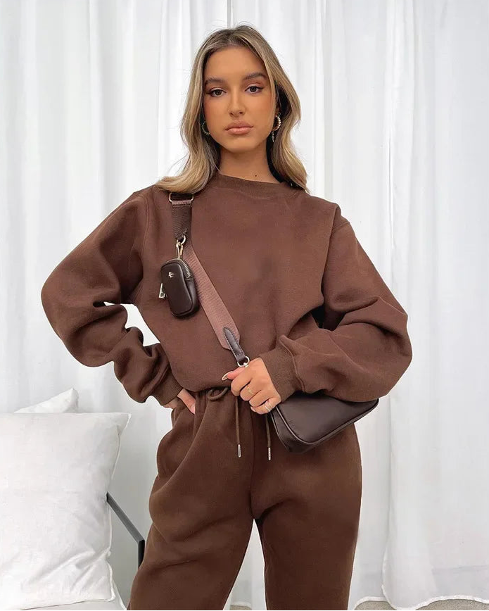 Thicken Sweatshirt & Pants Set