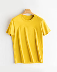 Women's Solid-Color Crew-Neck T-Shirt