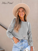 Designers' Backless Long Sleeve Knitted Pullover