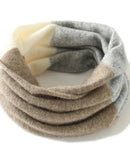 Cashmere Patchwork Knit Neck Warmer