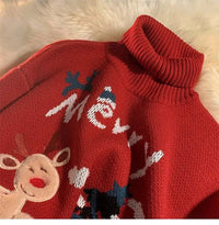 Turtleneck Christmas Sweater Ugly Sweater
