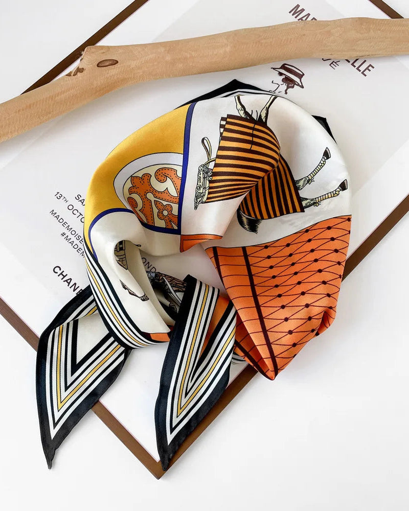 Women's Twill Diamond Silk Scarf