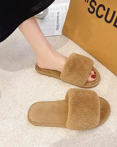 Fuzzy House Slippers