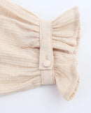 Stylish Short Hollow-Out Embroidered Shirt