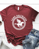 Crew Neck Letter Print T-Shirt