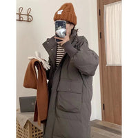 Oversized Long Parka Jacket with A Hood