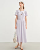 Stylish High-Waisted Slim-Fitting Long Dress