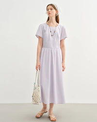 Stylish High-Waisted Slim-Fitting Long Dress