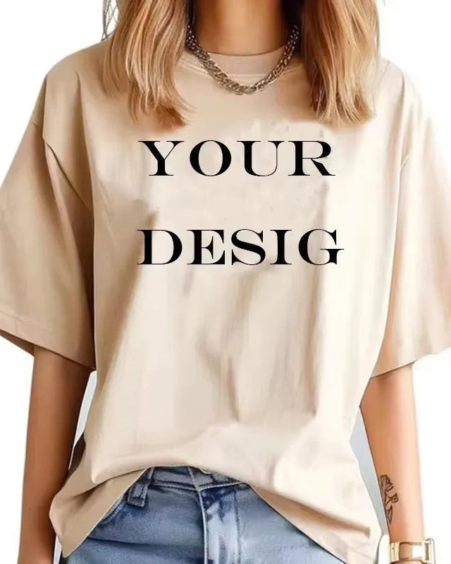 Custom Printed Pure Cotton T-Shirt