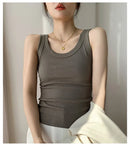 Ribbed Knitted Casual Vest