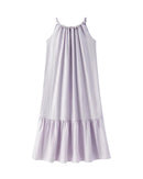 Draped A-Line Sleeveless Maxi Dress