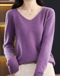 Merino Wool V-Neck Sweater