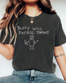 Casual Crew-Neck Printed T-Shirt