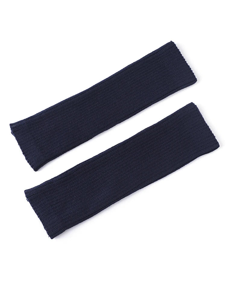Ribbed Wool-Blend Calf Warmers