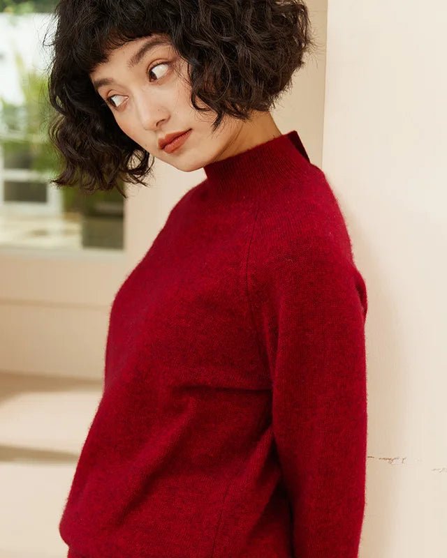 Cashmere Turtleneck Knitted Fashion Sweater