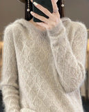 Mink Cashmere Hooded Sweater