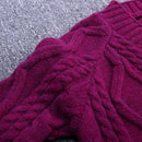 Twist Short V-Neck Single-breasted Knitted Cardigan