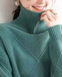 Relaxed Crewneck Knit Pullover Sweater