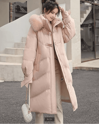 Women'S Mid-Length Thickened Warm Parka