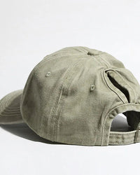 Washed Ponytail Baseball Cap