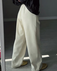 High-Waisted Wide-Leg Sweatpants