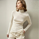 Seamless Silk-Cashmere Turtleneck Jumper