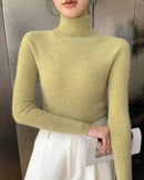 Cashmere Turtleneck Slim-Fit Pullover Sweater
