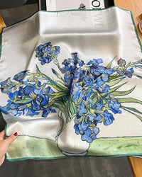 New Women's Silk Printed Scarf