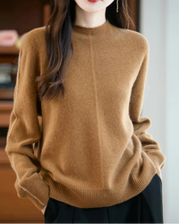Rolled-Neck Merino Wool Sweater