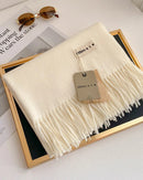 Faux Cashmere Thick Wrap Scarf in Colors