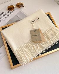 Faux Cashmere Thick Wrap Scarf in Colors