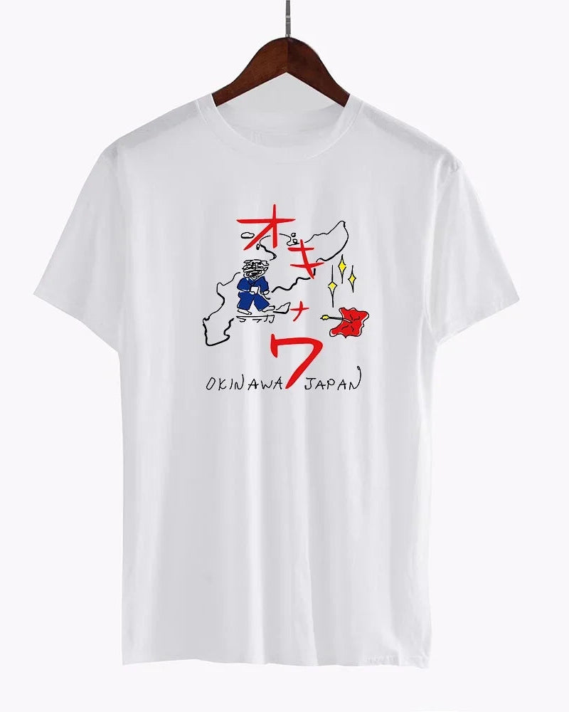 Okinawa Graphic Knit Unisex Cotton Tee