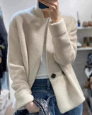 Relaxed Cashmere V Neck Cardigan