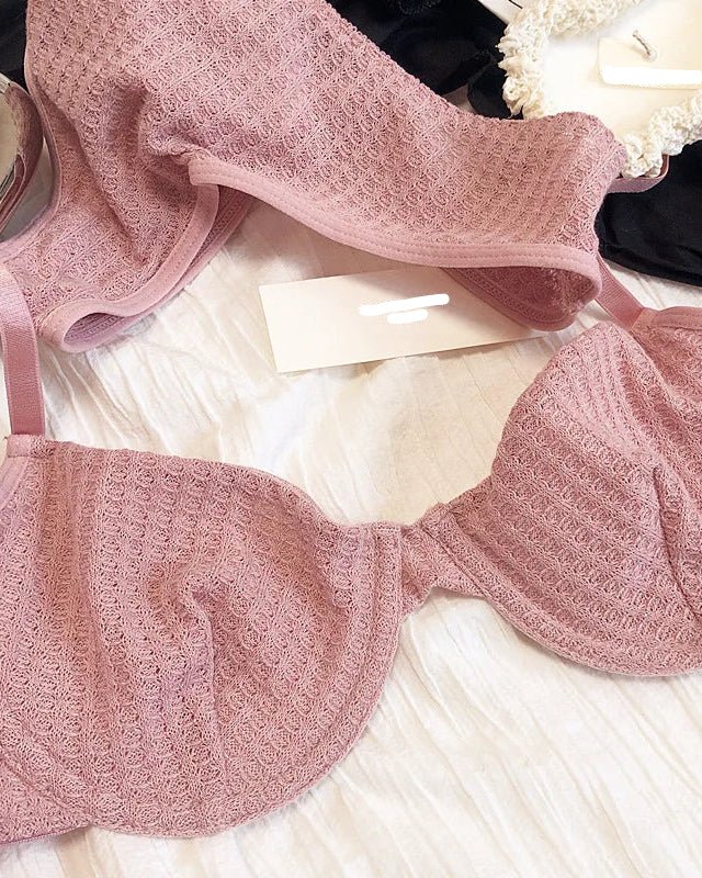 Sexy Ultra-Thin Breathable French Push-Up Bra Set