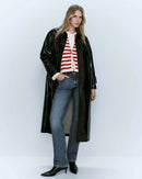 New Slim-Fit Button-Down Classic Striped Cardigan