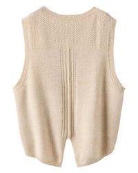 Round Neck Wool Vest