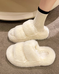 Fluffy Fur House Slippers