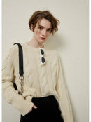 Crew Neck Thick Cashmere Sweater