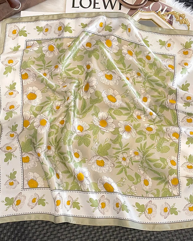 New Women's Silk Printed Scarf