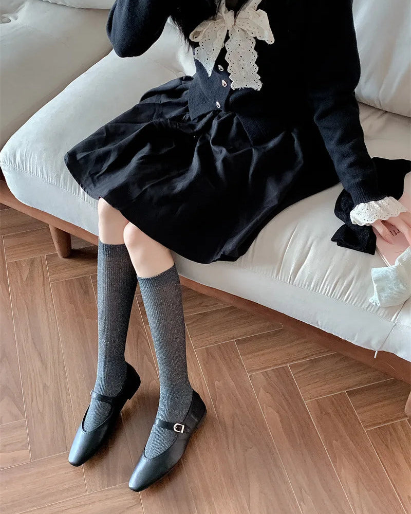 Everyday Knit Thigh-High Socks