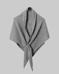 Knitted Wool Blend Shoulder Wrap Shawl