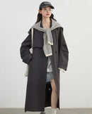 Belted Cotton Lyocell Trench Coat