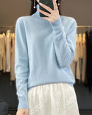 Mink Cashmere Turtleneck Sweater