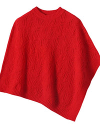 Cable-Knit Cashmere Poncho